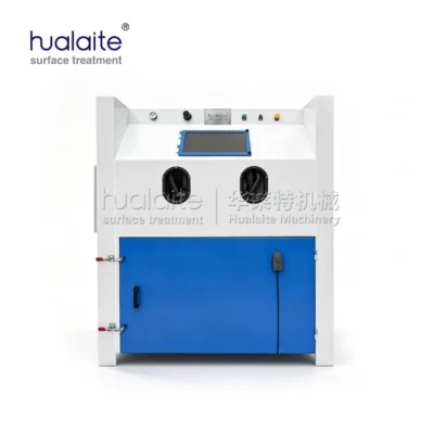 cabinet type pressurized high pressure manual sandblasting machine (dual mode pressure/suction surface treatment equipment)
