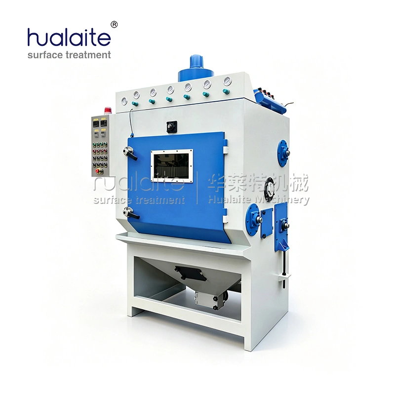 rubber crawler belt automatic sandblasting machine with continuous tumbling action rubber crawler belt automatic sandblasting machine with continuous tumbling action