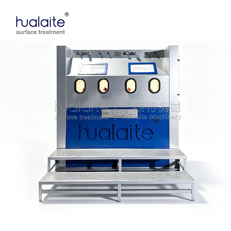cabinet type pressurized high pressure manual sandblasting machine (dual mode pressure/suction surface treatment equipment) cabinet type pressurized high pressure manual sandblasting machine (dual mode pressure/suction surface treatment equipment)