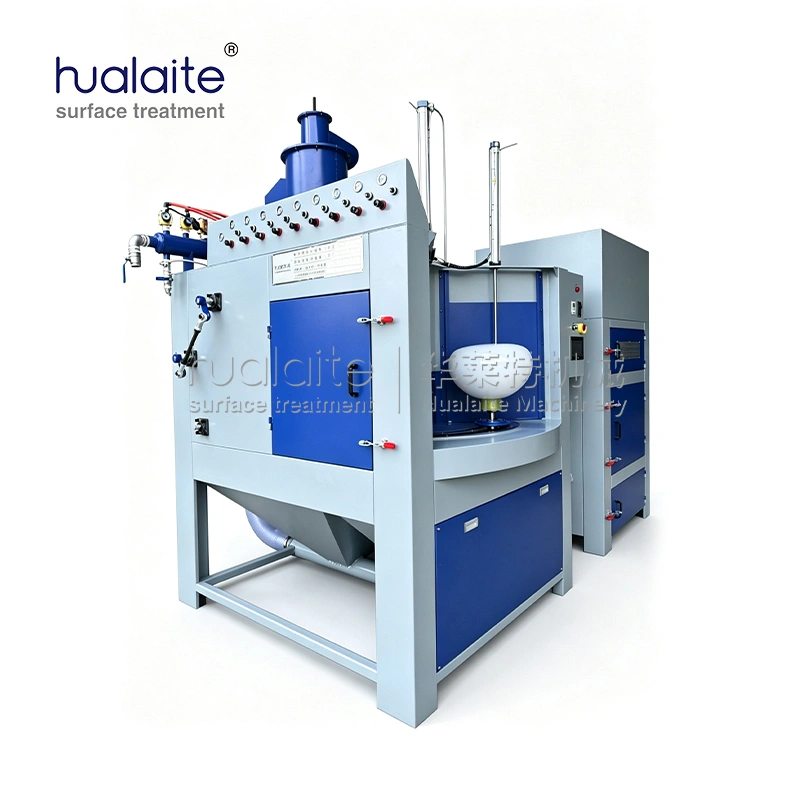 multi‑station turntable type automatic sandblasting production line equipment multi‑station turntable type automatic sandblasting production line equipment