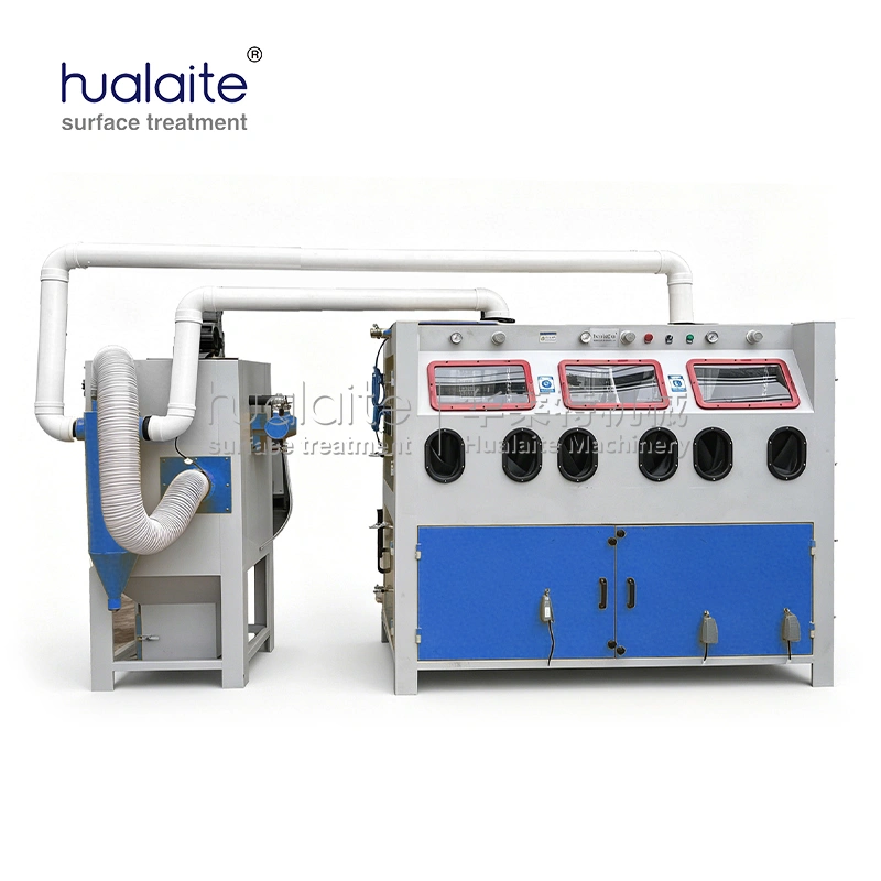 cabinet type pressurized high pressure manual sandblasting machine (dual mode pressure/suction surface treatment equipment) cabinet type pressurized high pressure manual sandblasting machine (dual mode pressure/suction surface treatment equipment)
