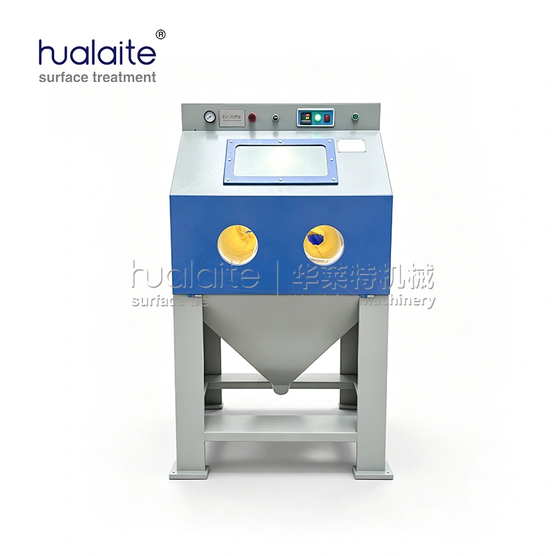 cabinet type pressurized high pressure manual sandblasting machine (dual mode pressure/suction surface treatment equipment) cabinet type pressurized high pressure manual sandblasting machine (dual mode pressure/suction surface treatment equipment)