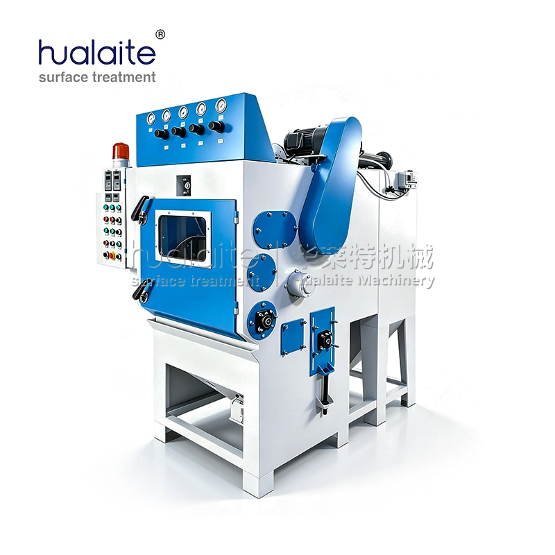 rubber crawler belt automatic sandblasting machine with continuous tumbling action rubber crawler belt automatic sandblasting machine with continuous tumbling action