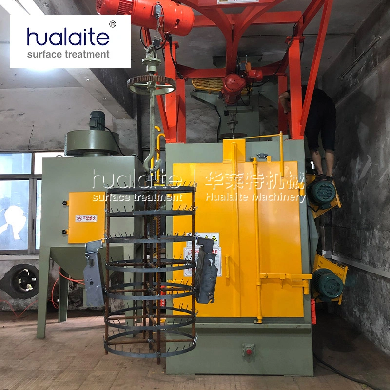 hook type shot blasting cleaning machine (hlt37 series single/double hook suspension blasting equipment) hook type shot blasting cleaning machine (hlt37 series single/double hook suspension blasting equipment)
