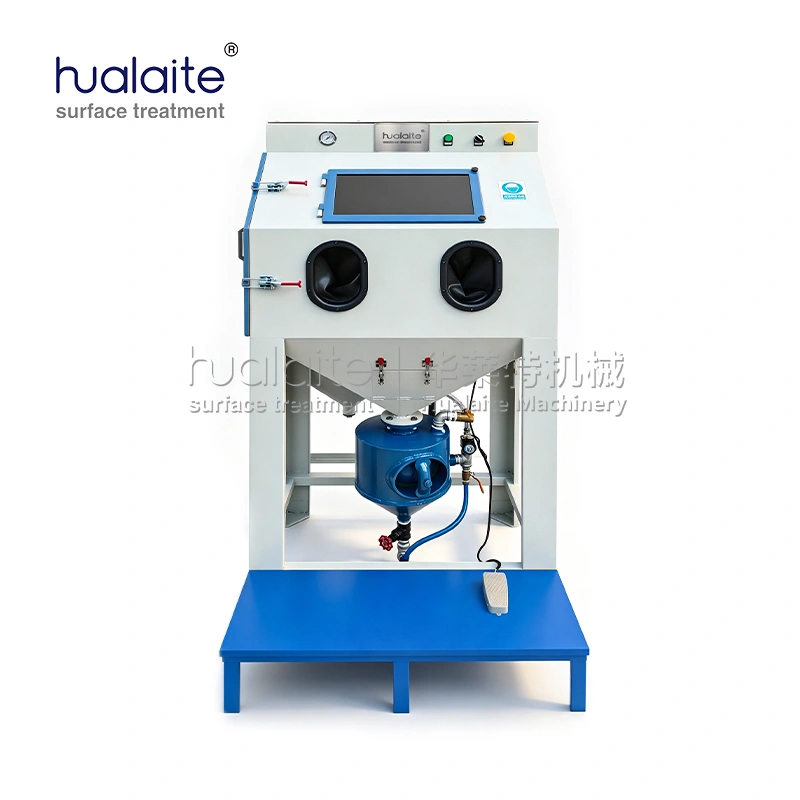 cabinet type pressurized high pressure manual sandblasting machine (dual mode pressure/suction surface treatment equipment) cabinet type pressurized high pressure manual sandblasting machine (dual mode pressure/suction surface treatment equipment)