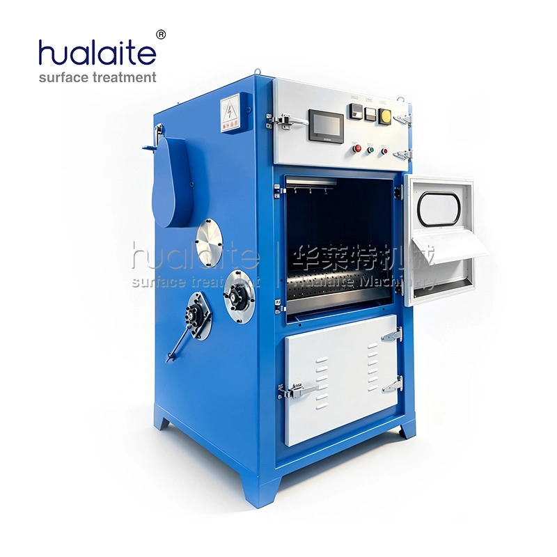 rubber crawler belt automatic sandblasting machine with continuous tumbling action rubber crawler belt automatic sandblasting machine with continuous tumbling action