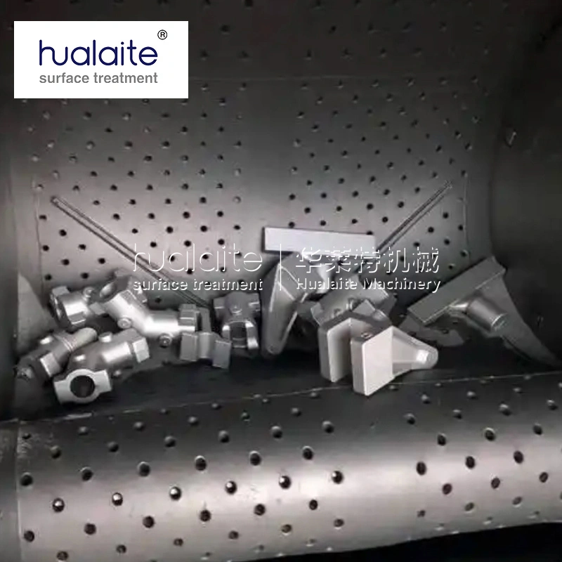 rubber crawler belt automatic sandblasting machine with continuous tumbling action rubber crawler belt automatic sandblasting machine with continuous tumbling action
