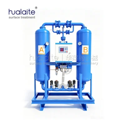 hlt series compressed air source after treatment equipment and components (refrigerated air dryer / desiccant air dryer / precision filter / air receiver tank combination system)
