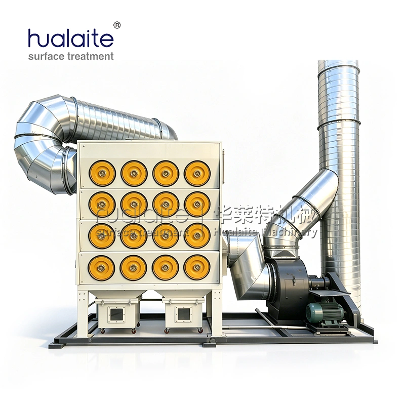 semi automatic partial recovery system sandblasting room (waffle floor / mechanical scraper type large workpiece surface treatment equipment) semi automatic partial recovery system sandblasting room (waffle floor / mechanical scraper type large workpiece surface treatment equipment)